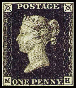 世界最初の1ペニー切手
