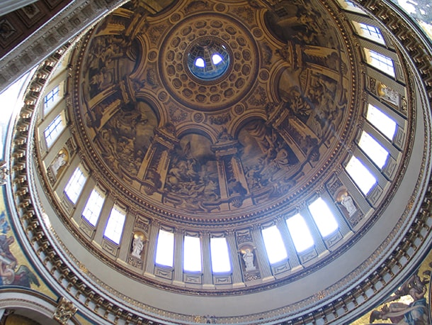 聖ポール大聖堂のドーム天井画