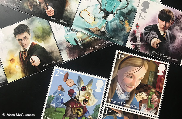 クラス分けのある郵便切手