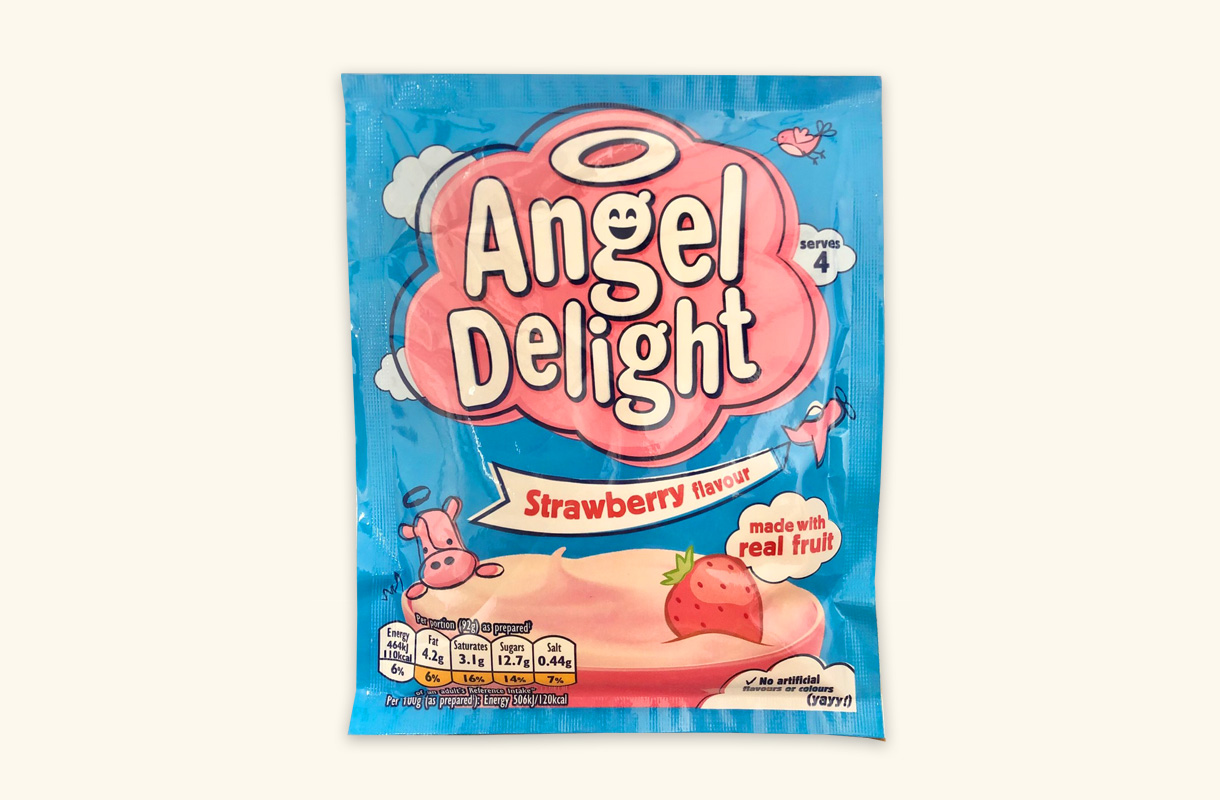 Angel Delight Strawberry Flavour Dessert