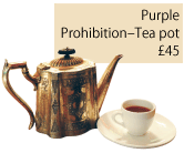 Purple Prohibition–Tea pot £45