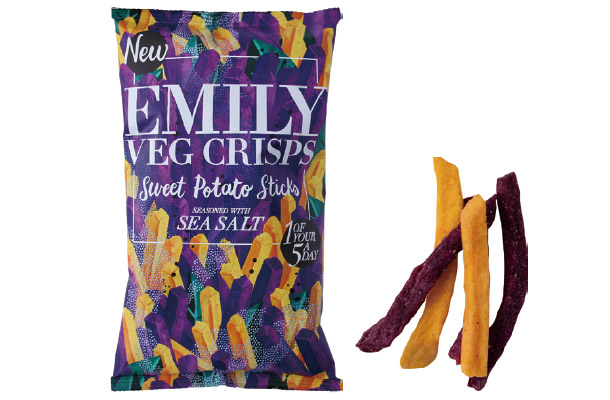 Sweet Potato Sticks Sea Salt / Emily Veg Crisps