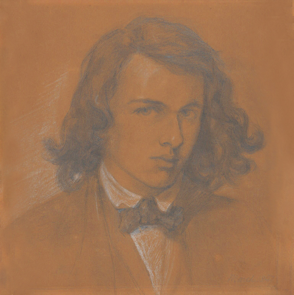 若き日のロセッティの「自画像」（1847年）