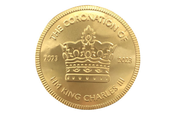 Coronation Giant Milk Chocolate Gold Coin（90g）